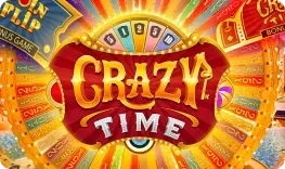 Crazy Time élő kaszinó játék a Vipsta Casino lobbijában