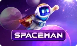 Spaceman crash játék a Vipsta Casino lobbijában